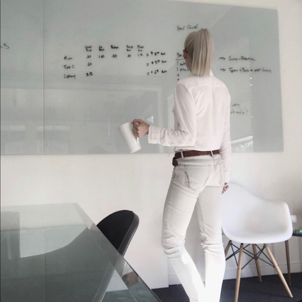 All Saints Rigger Skinny Jeans In Chalk